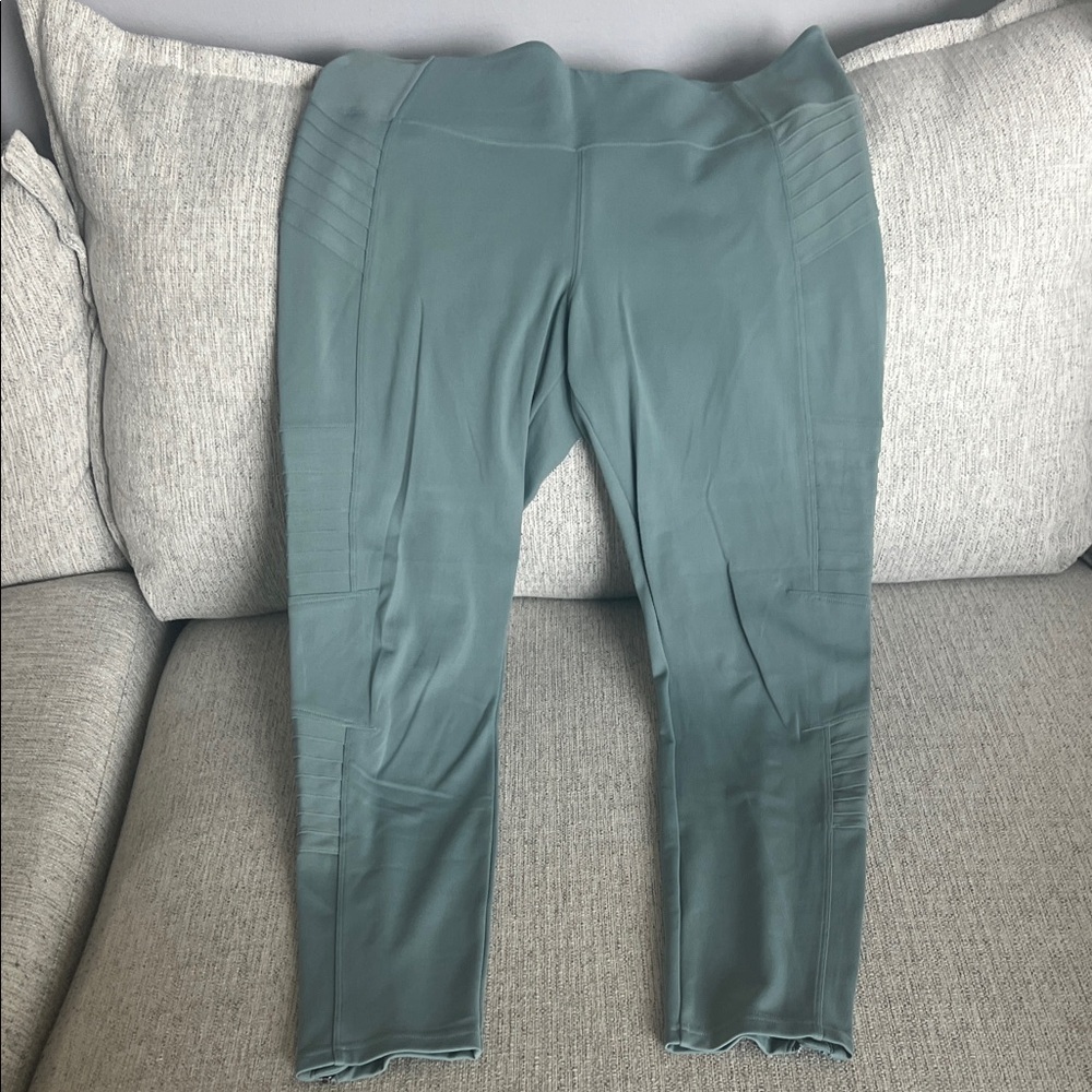 Athleta Delancey Moto Tight in Sage